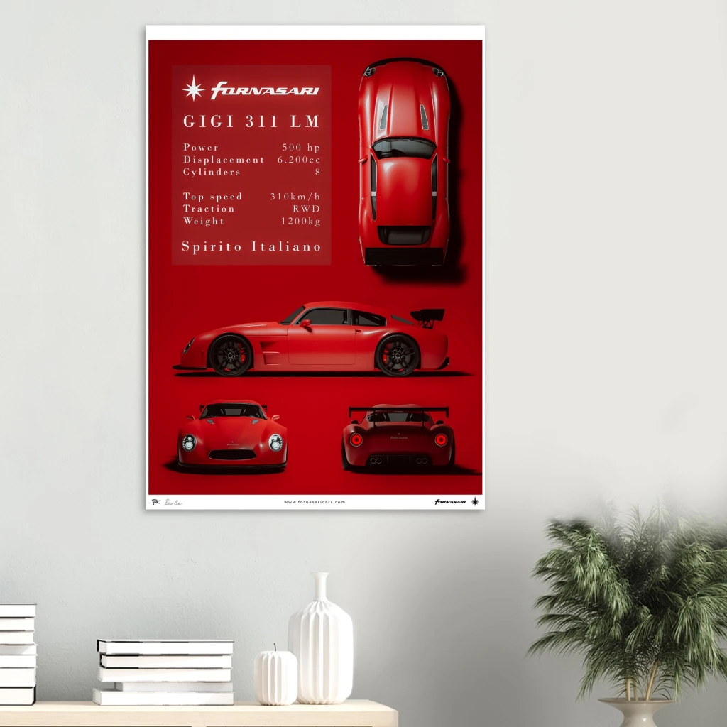 Fornasari Gigi 311 LM Car Poster